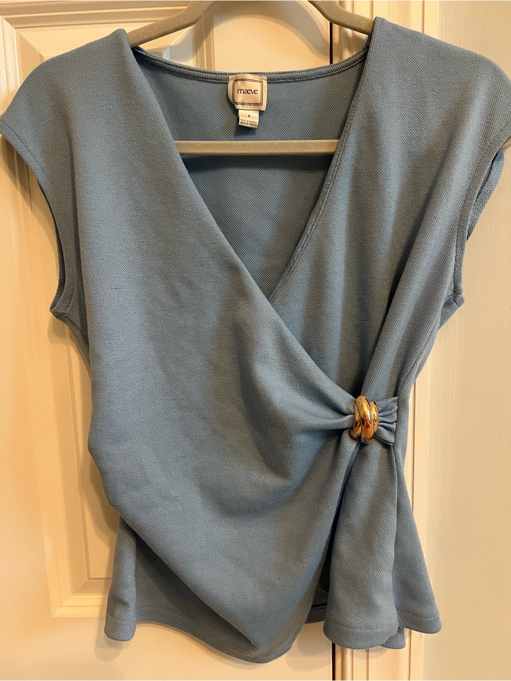 Maeve Hardwire Wrap Top